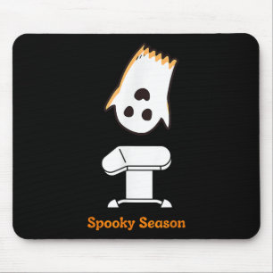 Spooky Season Halloween Niedlich Ghost Gymnast Vau Mousepad