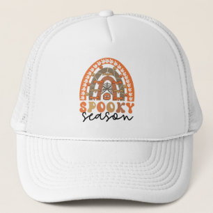 Spooky Season Halloween Rainbow Fall Truckerkappe