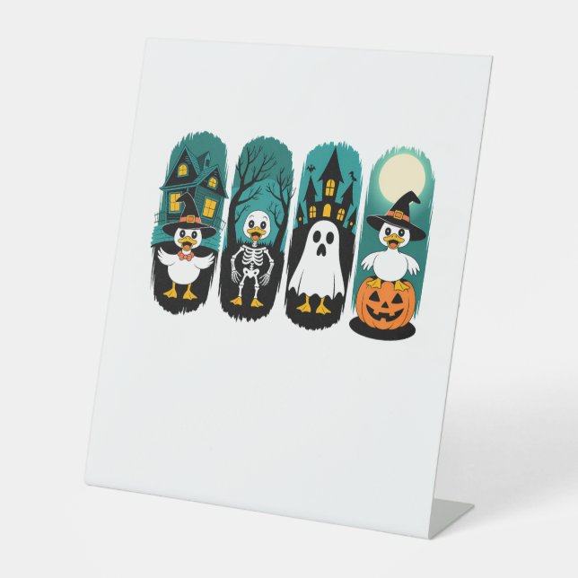 Spooky Season Halloween Sockelschild (Vorderseite)