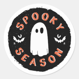 Spooky Season - Halloween-Sticker Runder Aufkleber