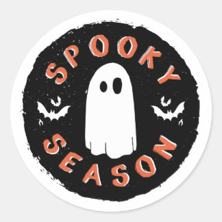 Spooky Season - Halloween-Sticker Runder Aufkleber
