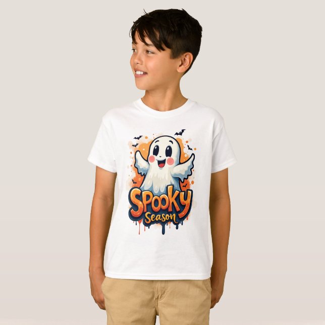 Spooky Season Halloween T-Shirt (Vorne ganz)