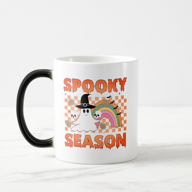 Spooky Season Halloween Vibes-45634 Verwandlungstasse (Links)