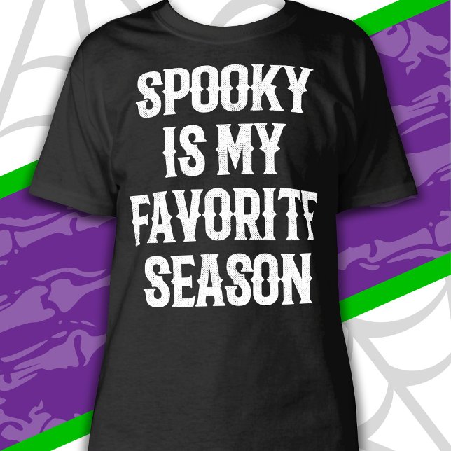 Spooky Season Happy Halloween Funny Halloween T-Shirt (Von Creator hochgeladen)