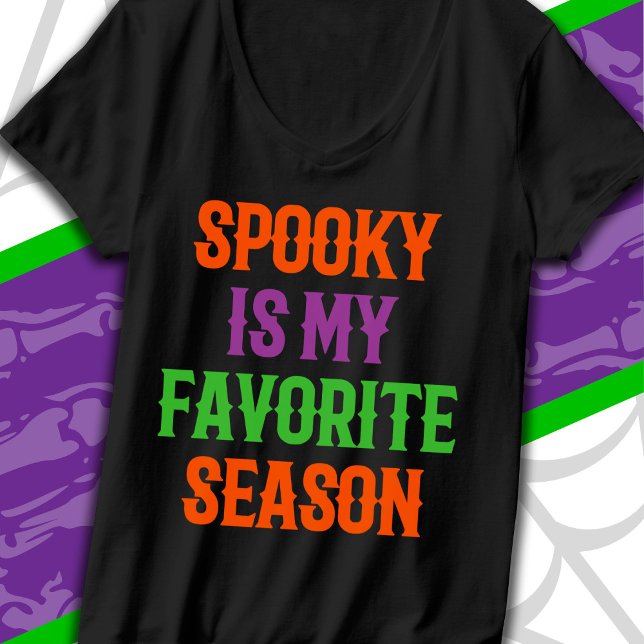Spooky Season Happy Halloween Funny Halloween T-Shirt (Von Creator hochgeladen)