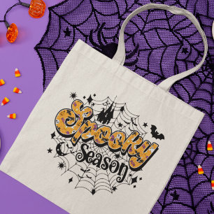 Spooky Season Modern Halloween Script Tragetasche