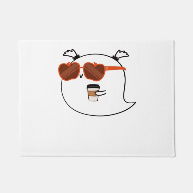 Spooky Season Niedlich Ghost Classic T - Shirt Fußmatte (Vorderseite)