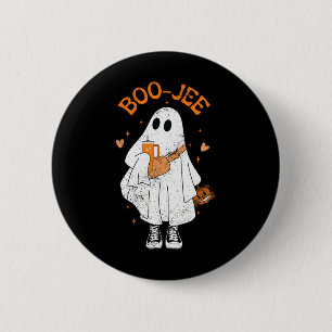 Spooky Season Niedlich Ghost Halloween Boujee Boo Button