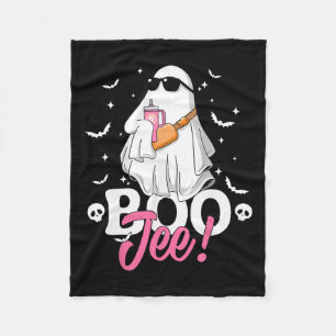 Spooky Season Niedlich Ghost Halloween Kostüm Bouj Fleecedecke