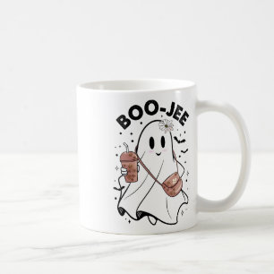 Spooky Season Niedlich Ghost Halloween Kostüm Bouj Kaffeetasse