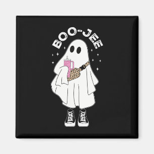 Spooky Season Niedlich Ghost Halloween Kostüm Bouj Magnet