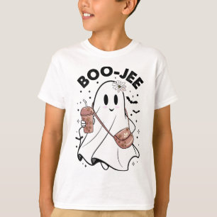 Spooky Season Niedlich Ghost Halloween Kostüm Bouj T-Shirt
