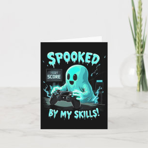 Spooky Season Niedlich Ghost Halloween Spooky Karte