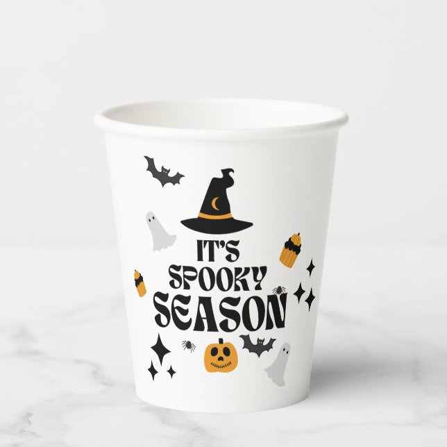 Spooky Season Paper Cup Pappbecher (Vorderseite)