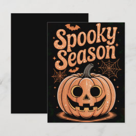 Spooky Season Pumpkin Party Einladung