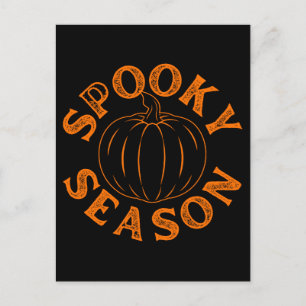 Spooky Season Pumpkin Postkarte