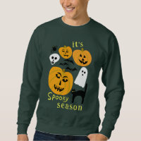 Spooky Season Pumpkins Ghost Bat HAPPY HALLOWEEN