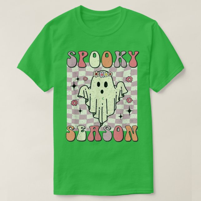 Spooky Season Shirt, Halloween Saison, Spooky Babe T-Shirt (Design vorne)