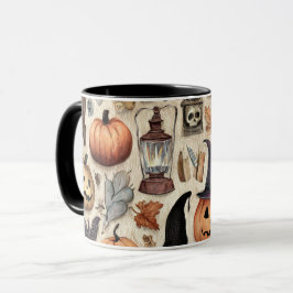 Spooky Season Sips - Halloween-Elemente der Tasse