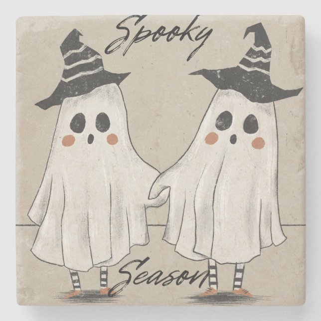 Spooky Season Squad Steinuntersetzer (Vorderseite)