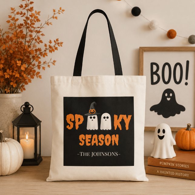 Spooky Season Tote Bag - Trick oder Treat Bag Tragetasche (Von Creator hochgeladen)