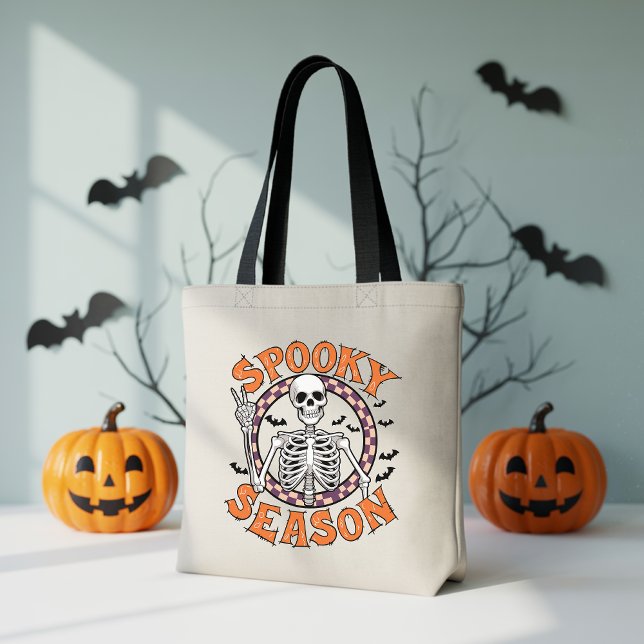 Spooky Season Tote Tasche, Trick oder Treat Bag fü Tragetasche (Von Creator hochgeladen)