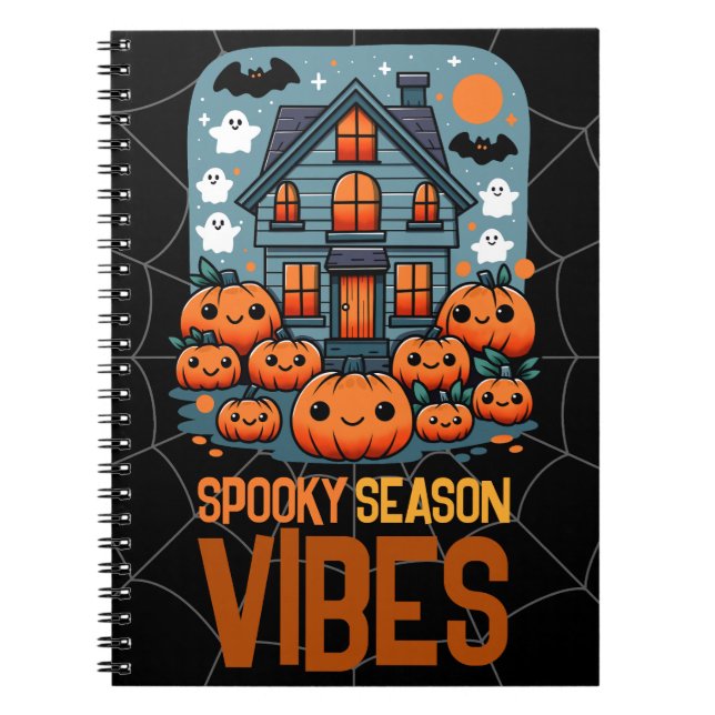 Spooky Season Vibes Notizblock (Vorderseite)