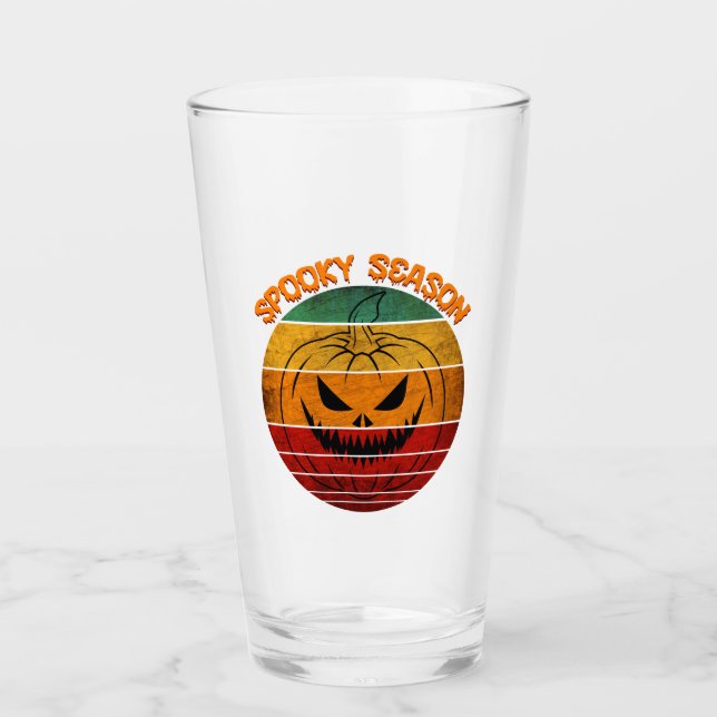 Spooky Season Vintag Glas (Vorderseite)