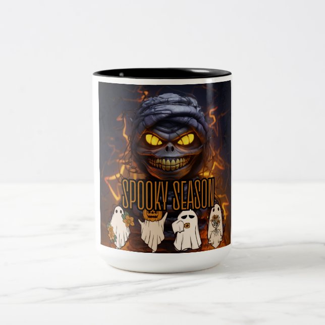 Spooky Season Zweifarbige Tasse (Mittel)