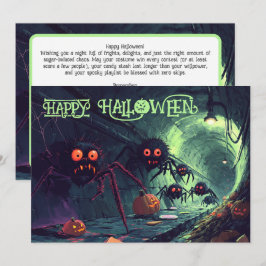 Spooky Sewer Surprise Halloween Card Einladung