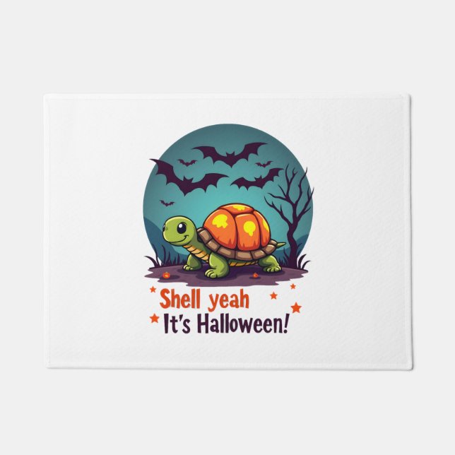 Spooky Shell Surprise Turtle Fußmatte (Vorderseite)