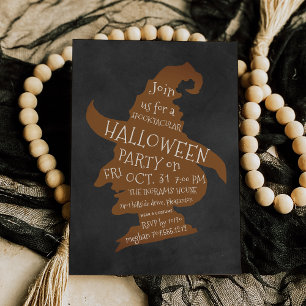 Spooky-Silhouette-Halloween-Party Einladung