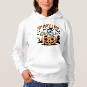 Spooky Sips Skeleton Lizard Halloween Hoodie