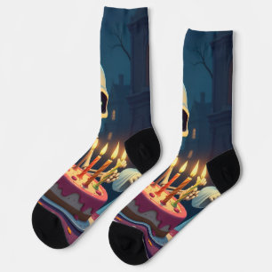 Spooky Skeleton Cake Cutting 🎃 Virale Überrasch Socken