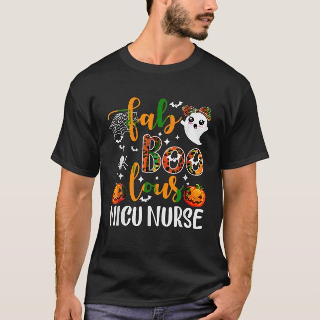 Spooky Skeleton Dancing Halloween Night Shift Boo T-Shirt (Vorderseite)