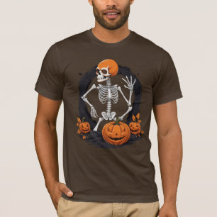 "Spooky Skeleton: Eerie Halloween-T - Shirt" T-Shirt