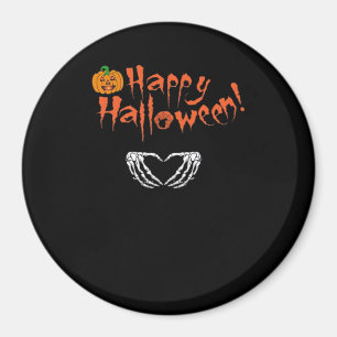 Spooky Skeleton Hände. Happy Halloween. Magnet