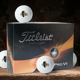 Spooky Skeleton Mit Monogramm Skull Golf Balls Golfball