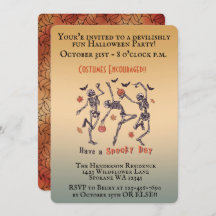 Spooky Skeletons tanzen - Halloween-Party