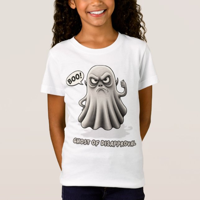 Spooky Skeptic: Geist der Missbilligung T-Shirt (Vorderseite)