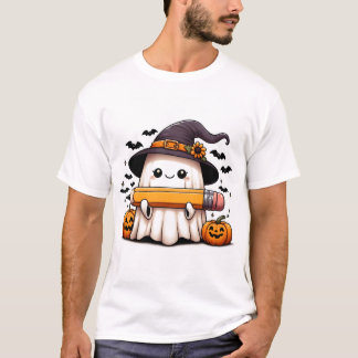 Spooky Smart: Lehrer Ghost-T - Shirt