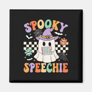 Spooky Speechie Speech Therapie Halloween Retro Sl Magnet