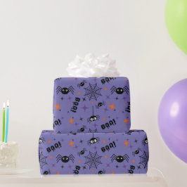 Spooky Spider, Cobweb Geschenk Wrapping Papier Boo Geschenkpapier