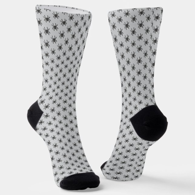 Spooky Spider Halloween Socken (Gewinkelt)