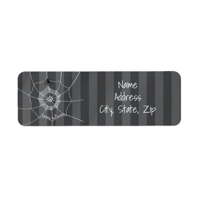 Spooky Spider spinnen glückliches Halloween-Web (Vorne)