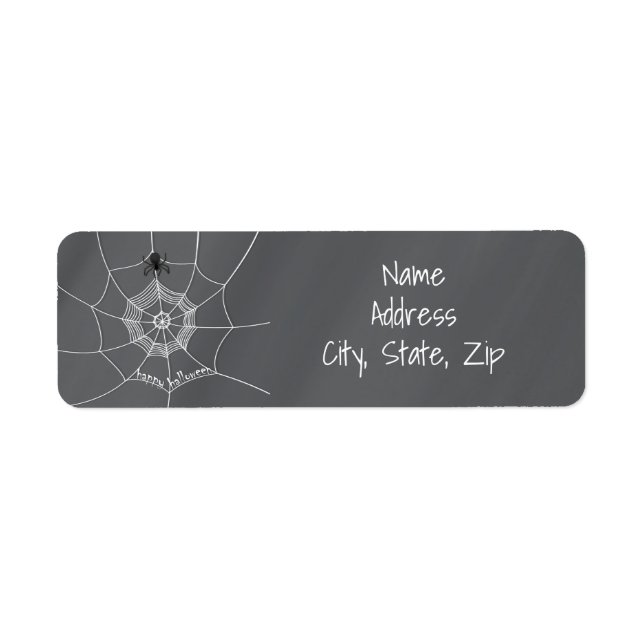 Spooky Spider spinnen glückliches Halloween-Web (Vorne)