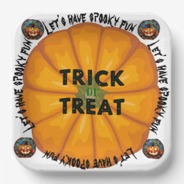 Spooky Spinne Hexe zwischen themedAccent Pillow Pappteller