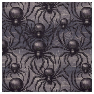 Spooky Spinnenmuster Stoff