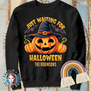 Spooky Spirit Wartete nur für Halloween Pumpkins Sweatshirt