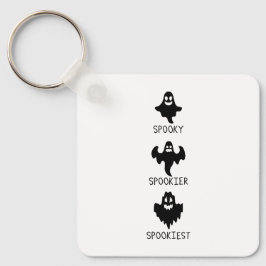 Spooky spookier spookiest ghost schlüsselanhänger